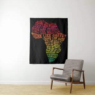 Tenture Leaders du Mois de l'histoire des Noirs Mois de l'