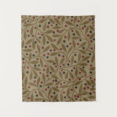 Tenture Leaf Berry Classique Colorful Art Motif (Devant)