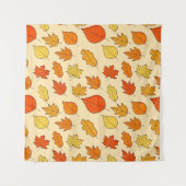 Tenture Leaf Concept Pattern. Leaf Fall and Autumn Symbol, (Devant)