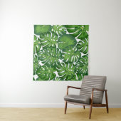 Tenture Leaves pattern (En situation (horizontale))