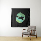 Tenture Lecteur de violon Rétro (En situation (horizontale))