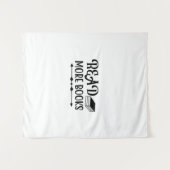 Tenture Lecture Art Lire plus Livres (Devant (Horizontal))