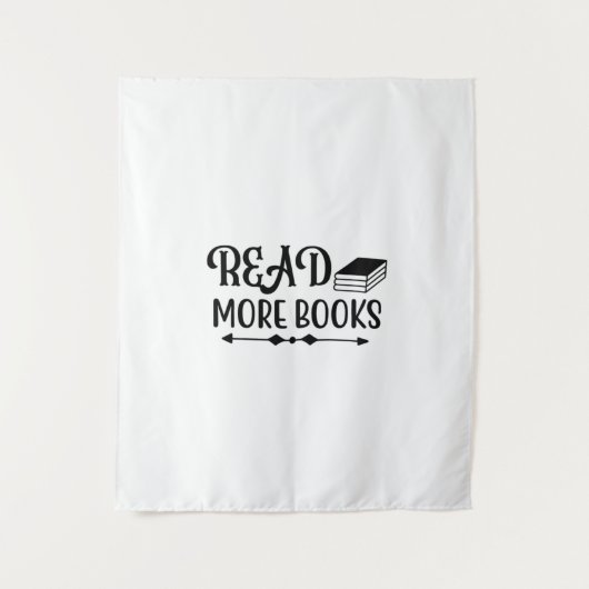 Tenture Lecture Art Lire plus Livres (Devant)