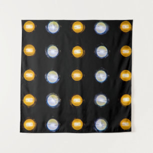 Tenture LED, fermer l'arrière - plan abstrait.