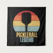 Tenture Légende drôle de Pickleball (Devant)