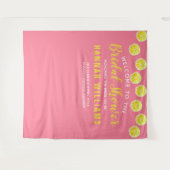 Tenture Lemon Watercolor Rose Invitation de Fête de Mariag (Devant (Horizontal))