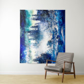 Tenture L'Enchantant Bois D'Hiver (En situation)