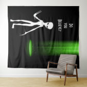 Tenture L'enlèvement d'Aliens OVNI 👽 Croyez-Vous ? (En situation (horizontale))