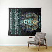 Tenture Leo Zodiac – Radiant Strength and Solar Majesty (En situation (horizontale))