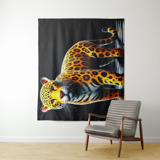 Tenture Leopard (En situation)