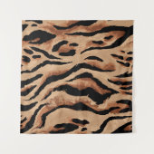 Tenture Léopard de tigre : Peau animale sans joint (Devant (Horizontal))