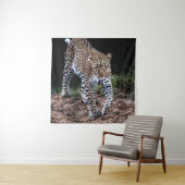 TENTURE LEOPARD MARCHANT DANS LA SAUVAGE (En situation)