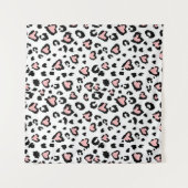 Tenture Leopard or jaguar seamless pattern, textured fashi (Devant (Horizontal))