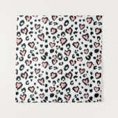 Tenture Leopard or jaguar seamless pattern, textured fashi (Devant)