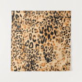 Tenture Leopard skin texture, leopard pattern (Devant (Horizontal))