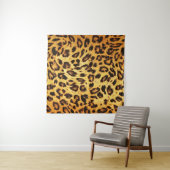 Tenture Leopard tendance : Motif de design de peau. (En situation)