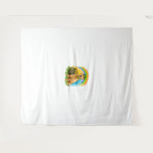 Tenture Leprechaun Lab - Saint Patrick’s Day Dog (Devant (Horizontal))