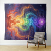 Tenture Les 7 chakras (En situation (horizontale))