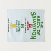 Tenture Les ABC du salut (Devant (Horizontal))