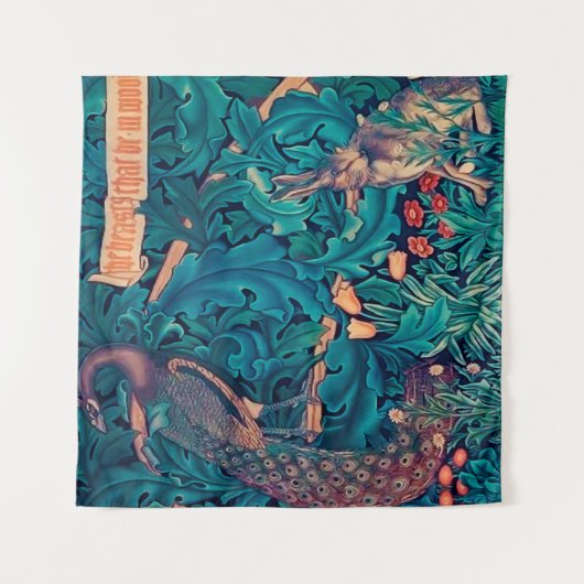 Tenture Les animaux dans la forêt, William Morris (Devant)