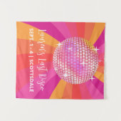 Tenture les années 70 Dernière discothèque Bachelorette en (Devant (Horizontal))