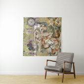 Tenture Les Aventures d'Alice au Pays des Merveilles Thé à (En situation (horizontale))