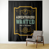 Tenture Les aventuriers Recherché se rencontrent à Tavern (En situation)