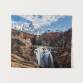 Tenture Les cascades | Fitz Roy Mountain, Argentine (Devant (Horizontal))