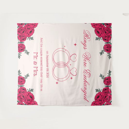 Tenture Les Cercles Ont Été Échangés (Devant (Horizontal))