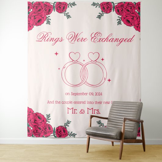 Tenture Les Cercles Ont Été Échangés (En situation)