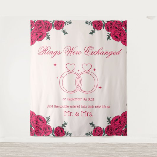 Tenture Les Cercles Ont Été Échangés (Devant)