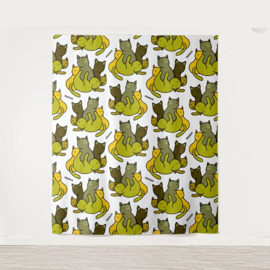 Tenture Les chatons d'olive (Devant)