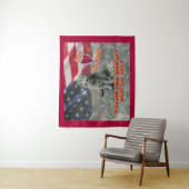 Tenture Les chats aiment les vétérans (En situation)