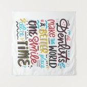 Tenture Les dentistes font au monde un meilleur endroit (Devant (Horizontal))