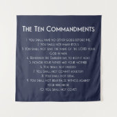 Tenture Les Dix Commandements (Devant)