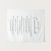 Tenture Les Dix Commandements Bible chrétienne Verse Churc (Devant (Horizontal))