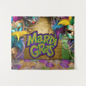 Tenture Les doubloons graphiques sur le thème Mardi Gras d (Devant (Horizontal))
