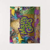 Tenture Les doubloons graphiques sur le thème Mardi Gras d (Devant)