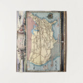 Tenture Les Etats-Unis tracent le bateau le Skyway par (Devant)