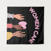 Tenture Les femmes peuvent être féministes (Devant (Horizontal))