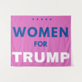 Tenture Les Femmes Pour Trump (Devant (Horizontal))