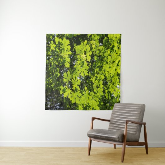 Tenture Les Feuilles de la forêt (En situation (horizontale))