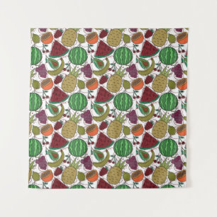 Tenture Les Fruits sautés   Fruit surface pattern 25