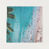 Tenture Les gens qui nagent sur la plage (Devant (Horizontal))