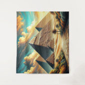 Tenture Les Grandes Pyramides de Gizeh Egypte Voyage (Devant)