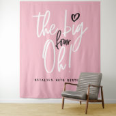 Tenture Les grands quatre oh ! Fête d'anniversaire 40 ans  (En situation)