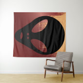 Tenture Les Gris - Ancien Alien Faux Canvas Imprimer (En situation (horizontale))