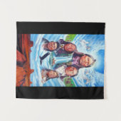 Tenture Les Indiens d'Amérique célèbres chefs indiens peig (Devant (Horizontal))