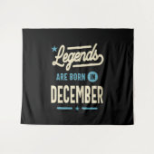 Tenture Les légendes sont nées en Décembre - Décembre Anni (Devant (Horizontal))