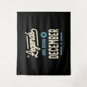 Tenture Les légendes sont nées en Décembre - Décembre Anni (Devant)